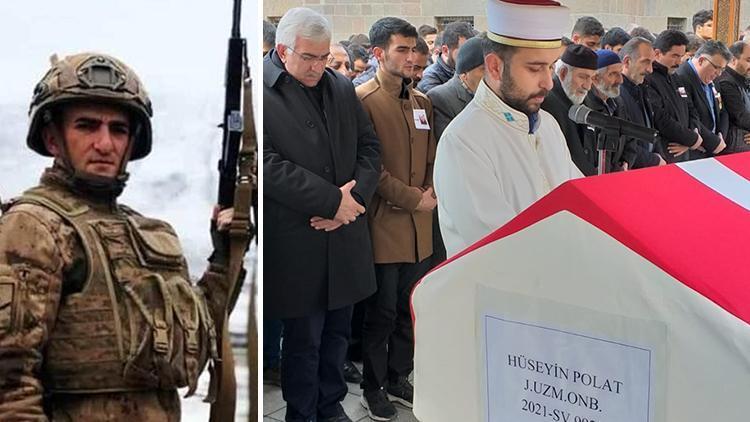 Kazada yaşamını yitiren uzman onbaşı Hüseyin Polat toprağa verildi