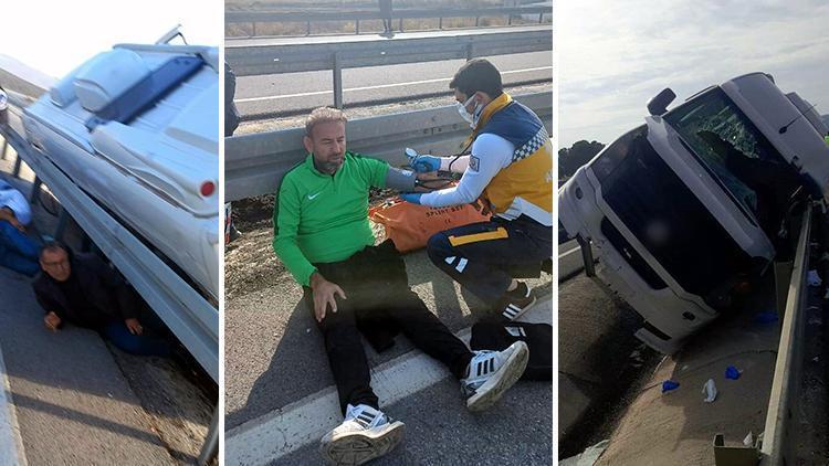 Osmaniyespor taraftarlarını taşıyan minibüs kaza yaptı: 1 can kaybı