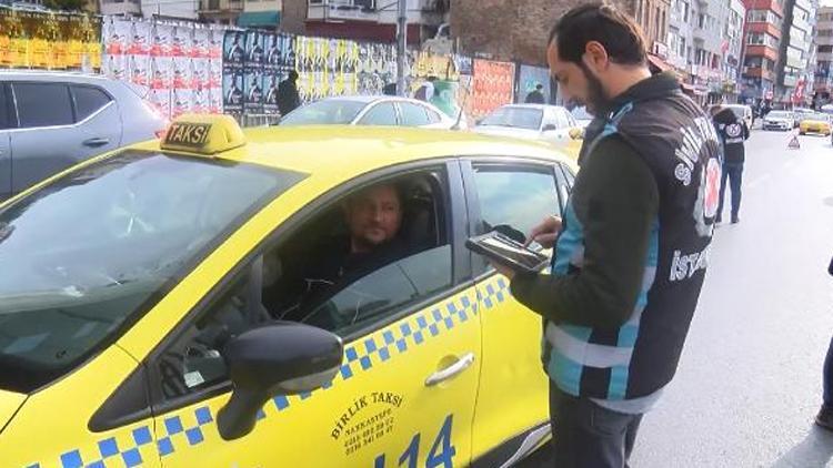 Kadıköyde taksicilere ceza yağdı
