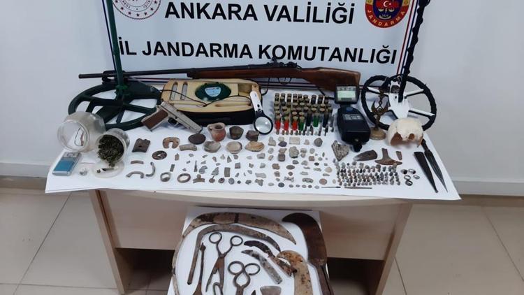 Ankarada tarihi eser kaçakçılığı operasyonu