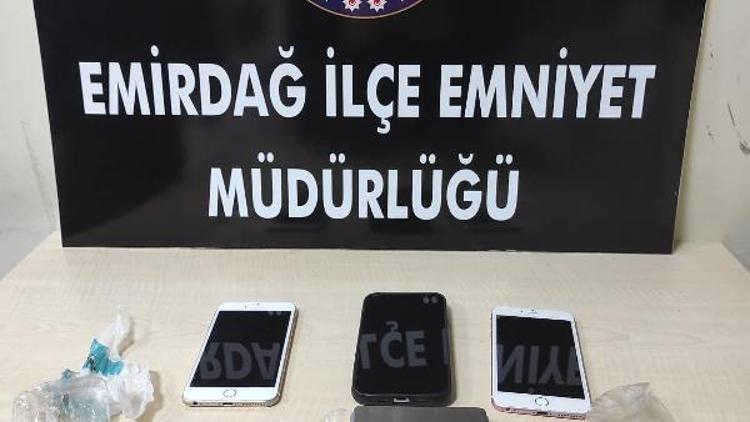 Emirdağda uyuşturucu operasyonu