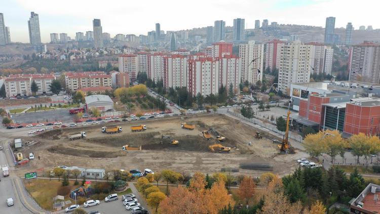 Üstü meydan altı otopark