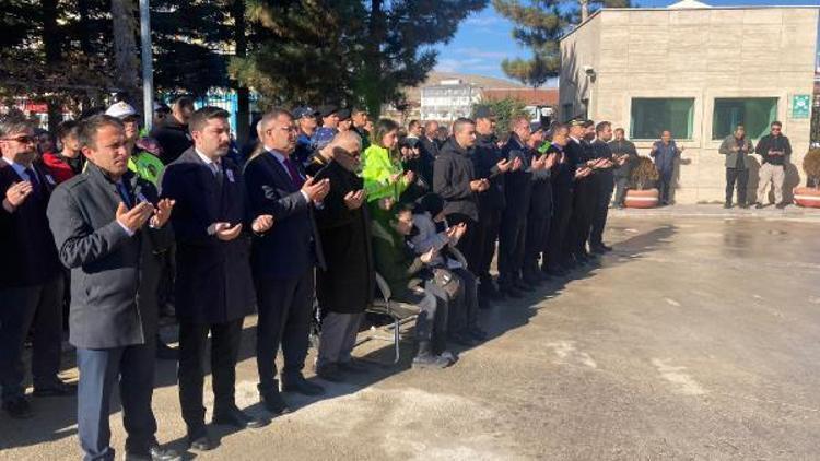 Kalp krizinden ölen polis için tören yapıldı