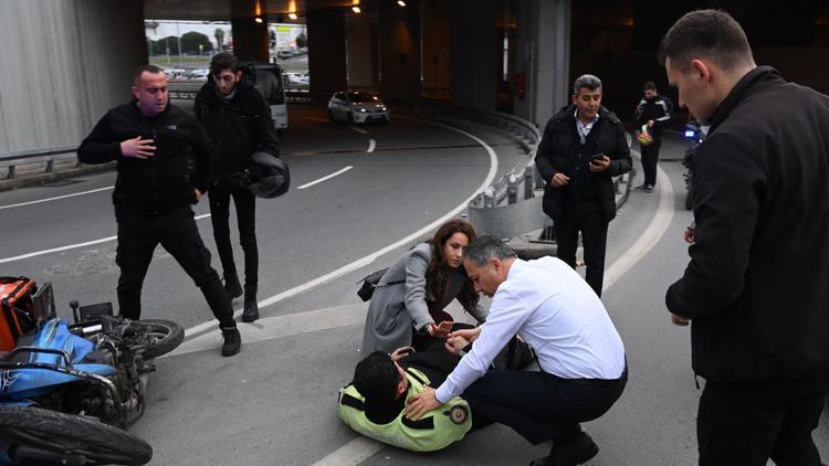 Vali Yerlikaya duyurdu: Kaza geçiren polis memurunun durumu iyi