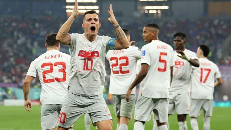 5 gollü maçta Sırbistanı yenen İsviçre tur atladı (Maç özeti)