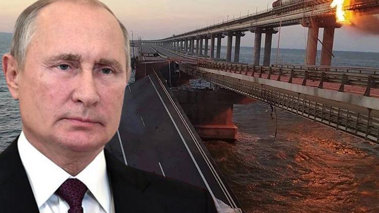 Putin saldırı sonrası onarılan Kırım Köprüsünü ziyaret etti