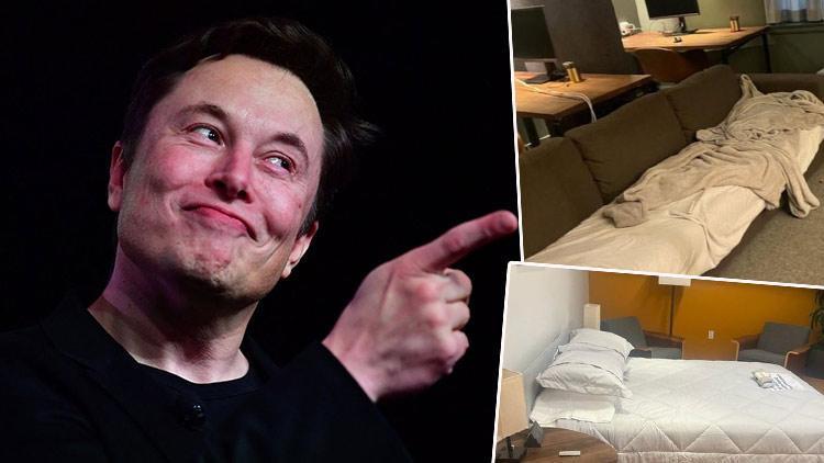 Elon Musk çok çalışın talimatı sonrası harekete geçti... Twitter ofisinin bir bölümü yatak odası oldu