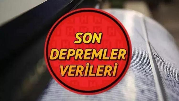 En son ne zaman ve nerede deprem oldu 9 Aralık Kandilli son depremler listesi