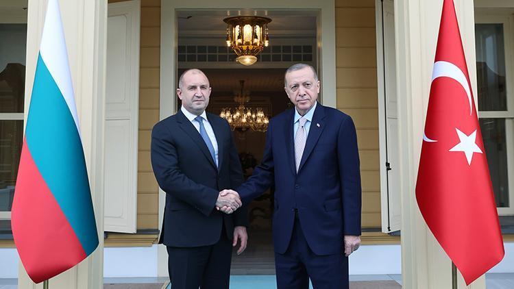 Cumhurbaşkanı Erdoğan, Bulgaristan Cumhurbaşkanı Radev ile görüştü