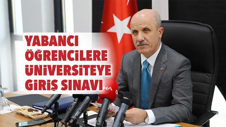 Yabancı öğrencilere üniversiteye giriş sınavı