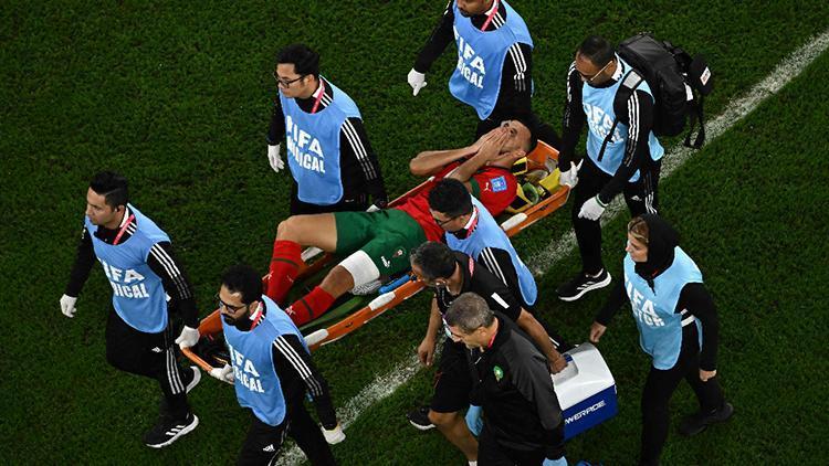 Dünya Kupasındaki Fas - Portekiz maçında Romain Saiss sakatlandı