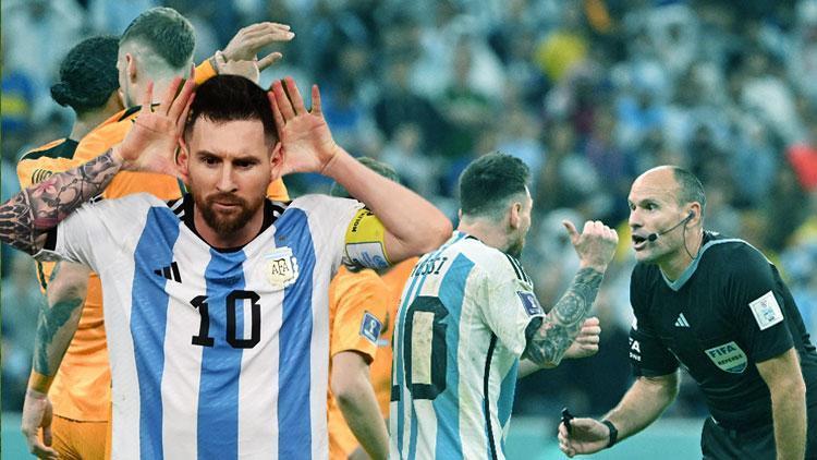 Dünya Kupasındaki Arjantin - Hollanda maçı dünyayı 2ye böldü Futbolcular birbirlerine girdi, Lionel Messi bile ağzını bozdu