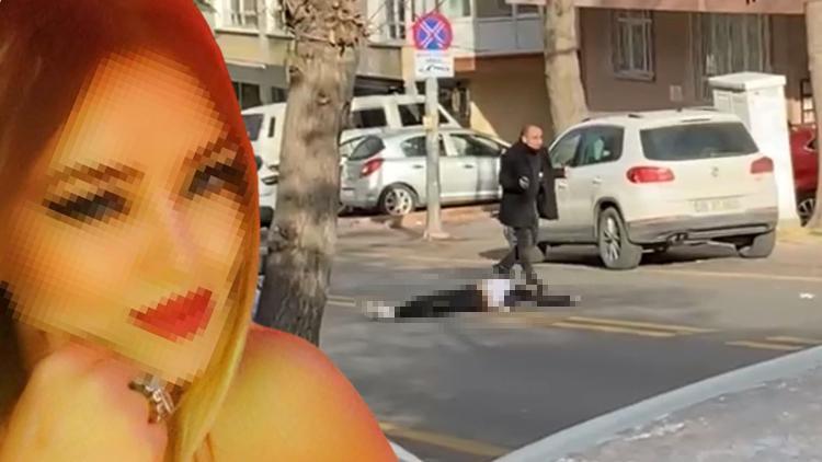 Ankarada sokak ortasında dehşet Eski eşini vurdu, başında bekledi