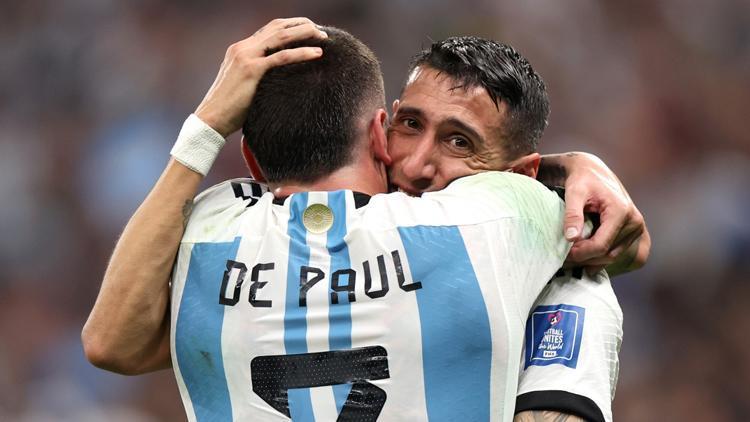 Dünya Kupasındaki Arjantin - Fransa finalinde Angel Di Maria hüngür hüngür ağladı