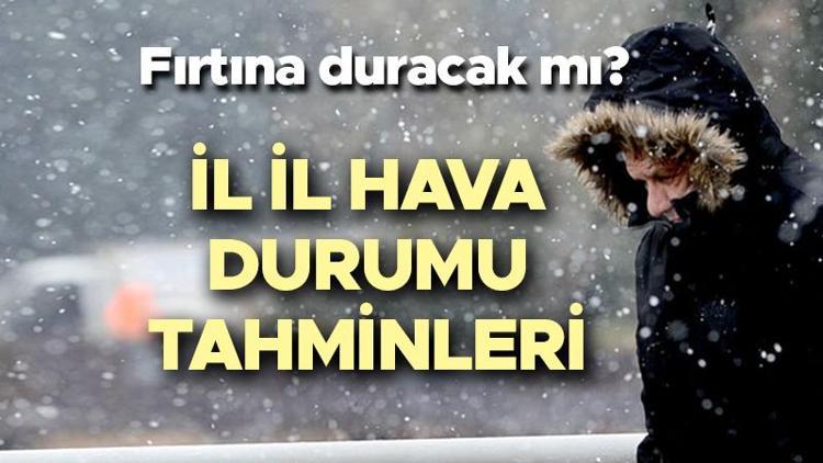 KAR YAĞIŞI NE ZAMAN... Meteoroloji bugünkü hava durumu tahminlerini yayınladı: Yağmur ve kar yağacak mı