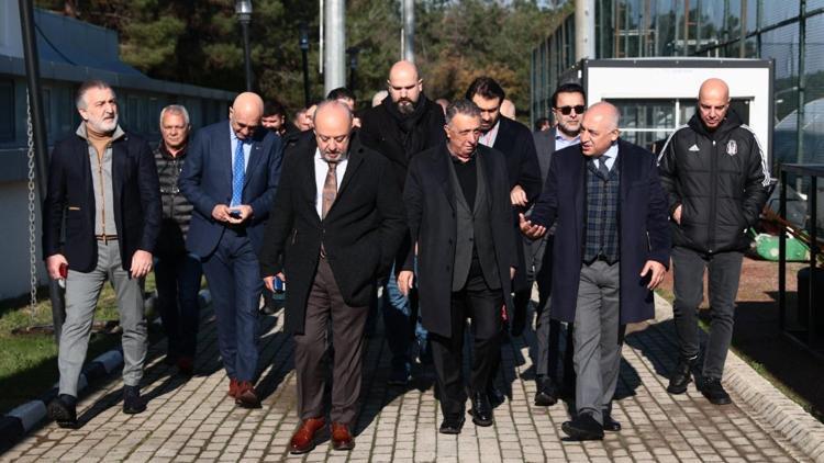 TFF Başkanı Mehmet Büyükekşi, Beşiktaş Kulübü’nü ziyaret etti