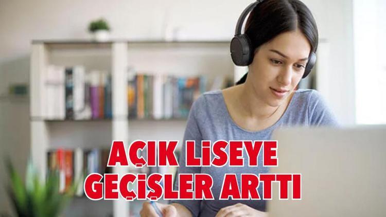 Açık liseye geçişler arttı