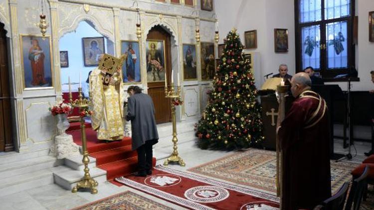 Mersinde Ortodoks Kilisesinde Noel ayini yapıldı