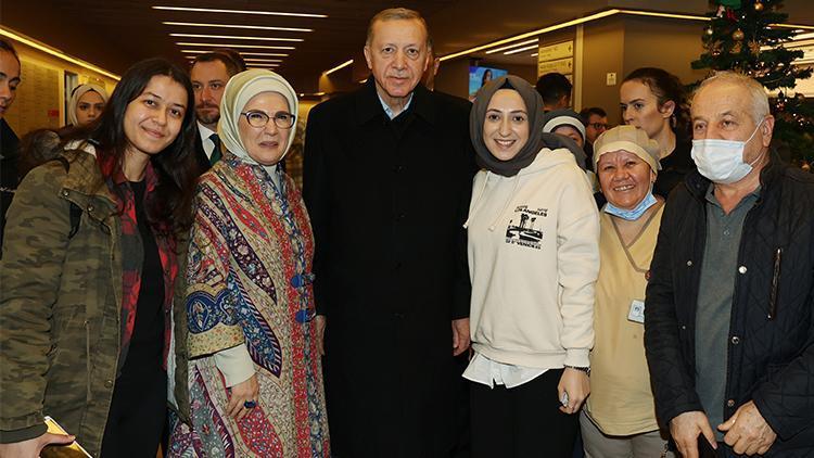 Cumhurbaşkanı Erdoğandan hasta ziyareti