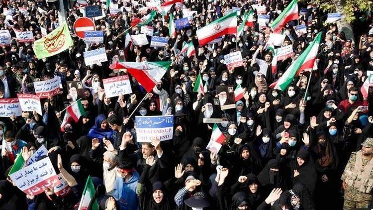 İranda İngiltere adına protestolara liderlik ettiği iddia edilen 7 kişiye gözaltı