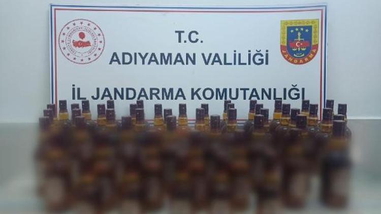 Adıyamanda kaçak içki ele geçirildi