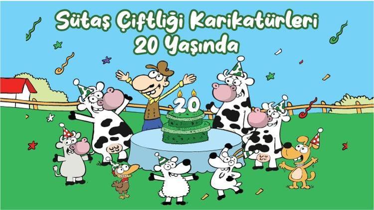 Mutlu çiftliğin gülümseten karikatürleri 20 yaşında