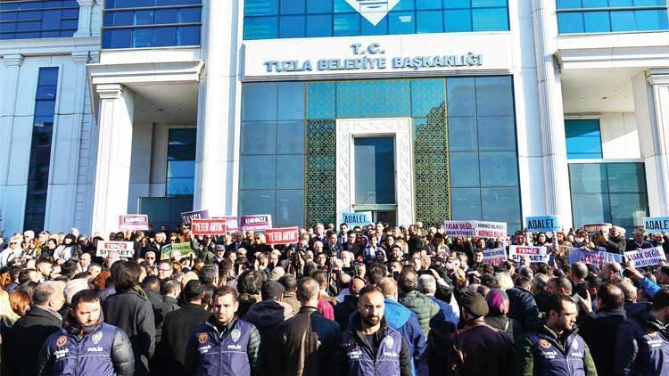 Çirkin paylaşıma ortak protesto