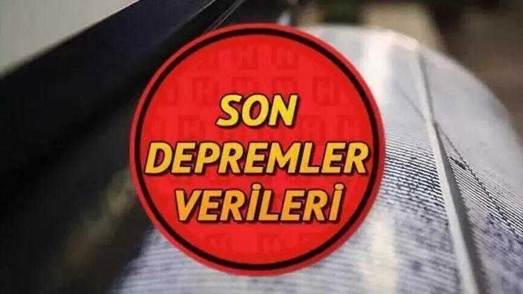 En son ne zaman ve nerede deprem oldu Kandilli 1 Ocak son dakika depremler listesi