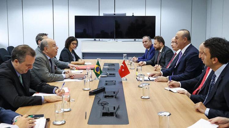 Bakan Çavuşoğlu, Brezilya’da resmi temaslarda bulundu