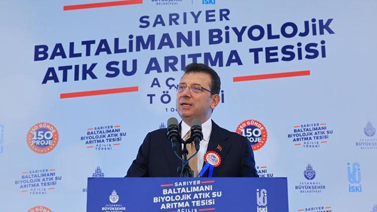 İmamoğlu Baltalimanı Biyolojik Atık Su Arıtma Tesisi açılışına katıldı