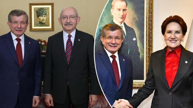 Davutoğlundan Kılıçdaroğlu ve Akşenere ziyaret