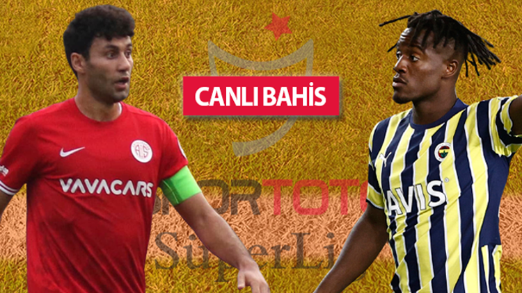 Fenerbahçede 2, Antalyasporda 4 eksik Son haberler, iddaa oranları, öne çıkan istatistikler...