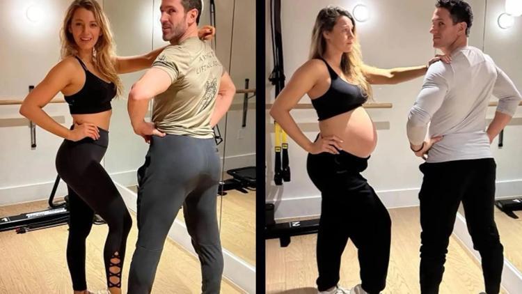 Güzel yıldız dördüncü çocuğuna hamile... Egzersiz işe yaramadı: Göbeği bebeklerle dolu Ryan Reynolds diyetinde