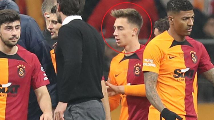 Galatasaraylı Özgür Baran Aksaka ilk lig maçına çıktı