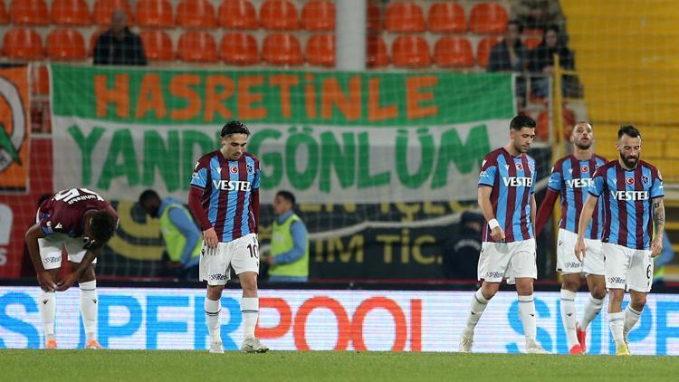 Trabzonsporun deplasmanda yüzü gülmüyor