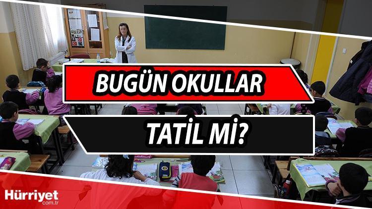 VALİLİK DUYURDU: Antalyada okullar tatil mi Bugün (13 Ocak) Antalyada okul var mı