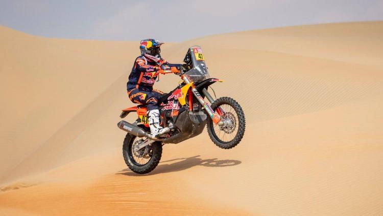 2023 Dakar Rallisi’nde motosiklette şampiyon Kevin Benavides