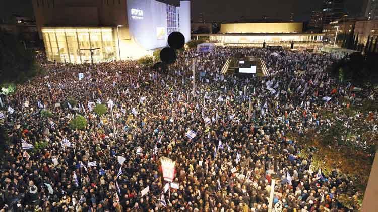 İsrail’de Netanyahu karşıtı protesto