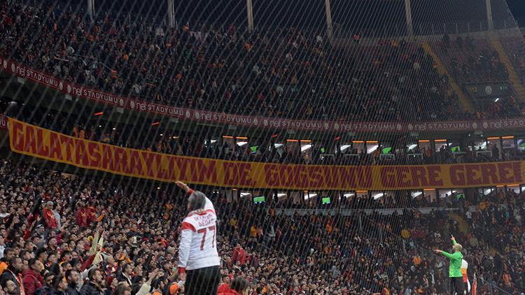 Galatasaray tarafına ceza engel olamadı, tribünler yine dolu