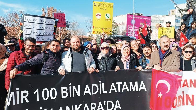 Öğretmenlerden ‘100 bin atama’ çağrısı