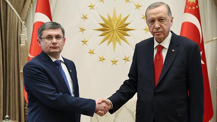 Cumhurbaşkanı Erdoğan, Moldova Meclis Başkanı Grosu’yu kabul etti