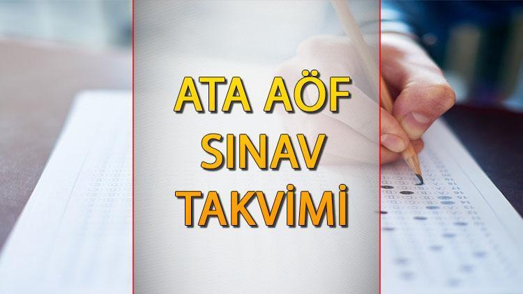 ATA AÖF bütünleme sınavı ne zaman 2023 Atatürk Üniversitesi akademik takvimi