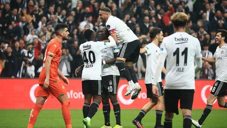 Beşiktaş 3-0 Alanyaspor (Maçın özeti)