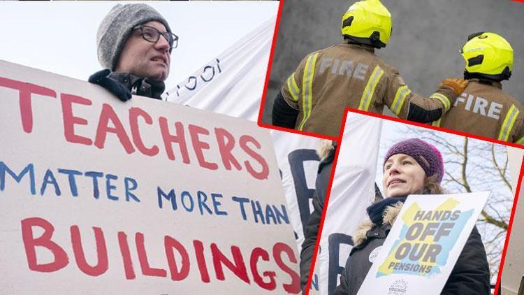 Öğretmenler ve itfaiyeciler greve gidiyor