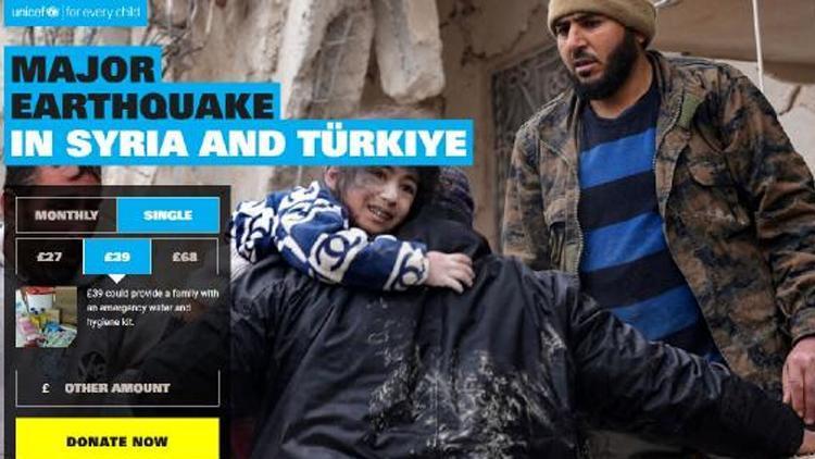 BM ve uluslararası kuruluşlar, Türkiye ve Suriye için yardım kampanyası başlattı