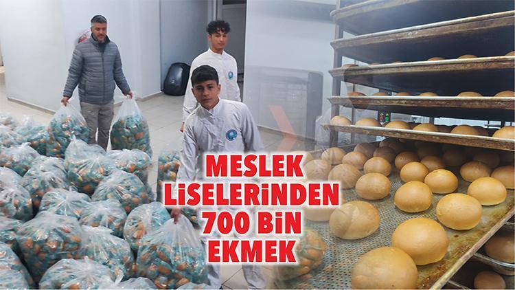 Meslek liselerinden 700 bin ekmek