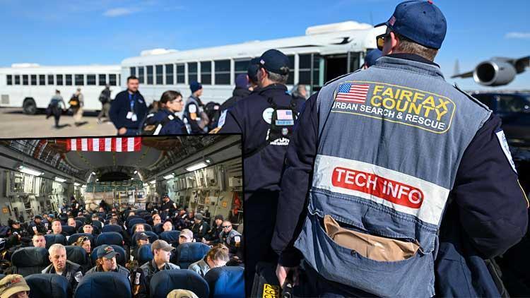 ABD Uluslararası Kalkınma Ajansı arama kurtarma ekipleri İncirlik Hava Üssüne ulaştı