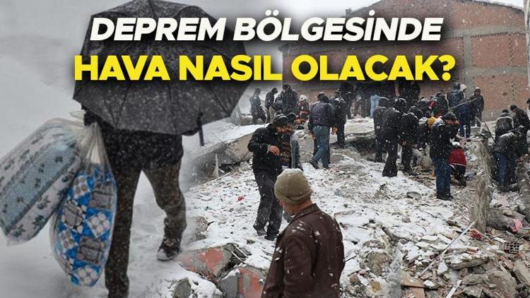 DEPREM BÖLGESİNDE BUGÜN (9 Şubat) HAVA NASIL OLACAK Hava durumu uyarıları: Kar yağacak mı Meteoroloji Kahramanmaraş, Şanlıurfa, Adana hava durumu tahminleri