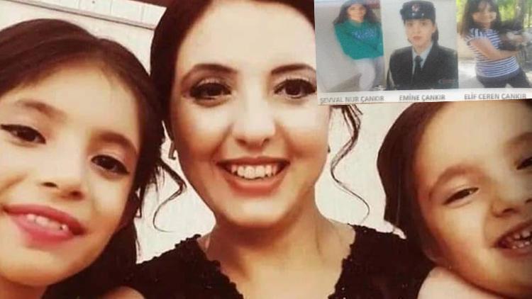 Depremde polis memuru Emine Çakır ve kızları hayatını kaybetti