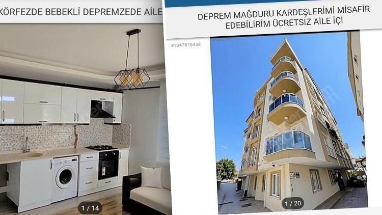 Türkiye tek yürek Kiralık evler ücretsiz ilana dönüştü